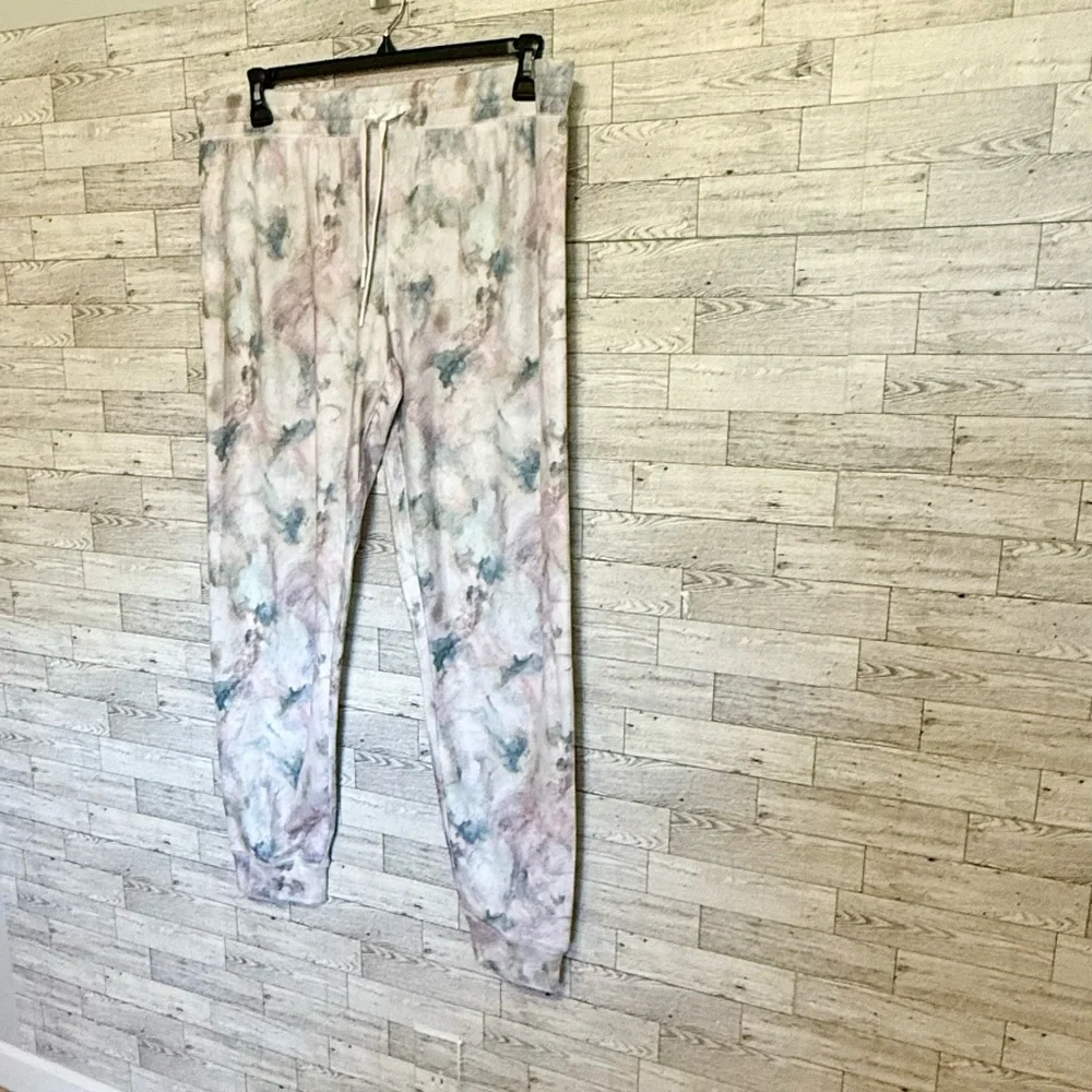 P.J. Salvage Women's Marble Vibes Tie Dye Banded Pajama Lounge Pants Sz: X-Large